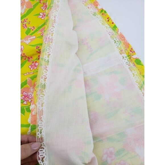 Vintage The Lilly Pulitzer Inc Yellow Skirt Size 12 Sportswear Division - Picture 5 of 12